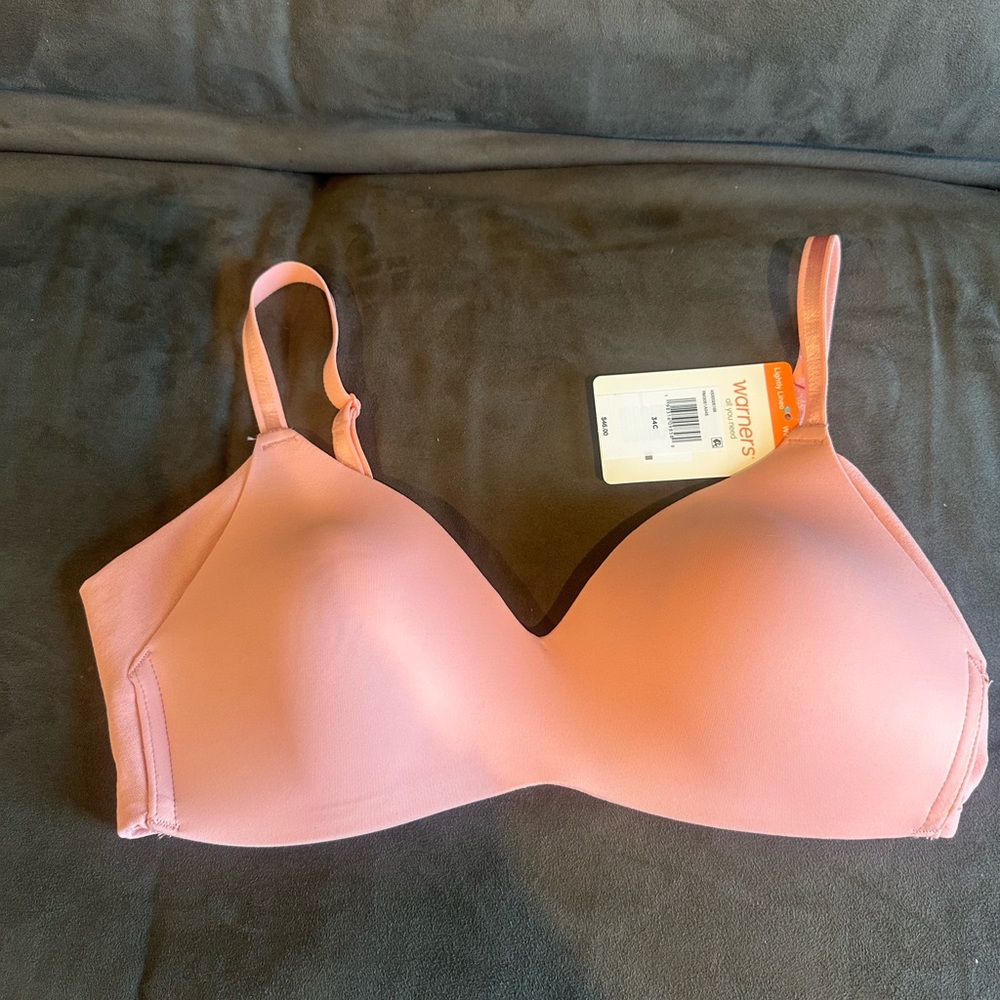Warner's Pink Smooth Molded Cup Bra